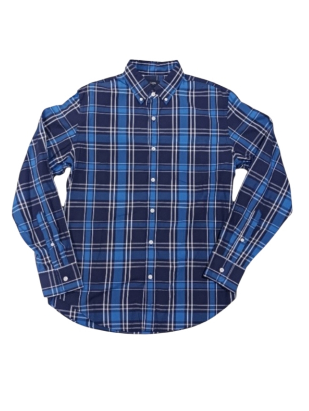 J. Crew Button Down Long Sleeve Plaid Tartan Shirt Preppy Casual